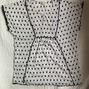 JCrew geometric top